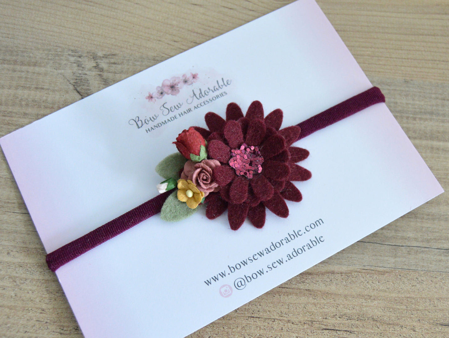 Fall flower clusters | Hair clips / Headbands