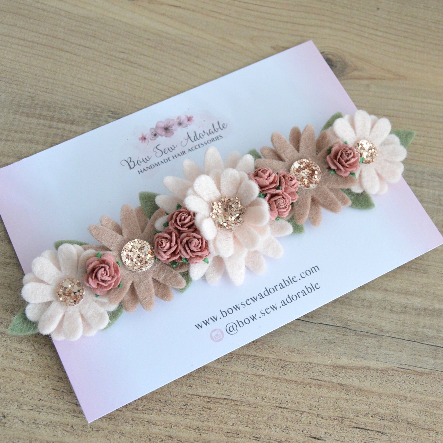 Dusky daisies | Flower headband