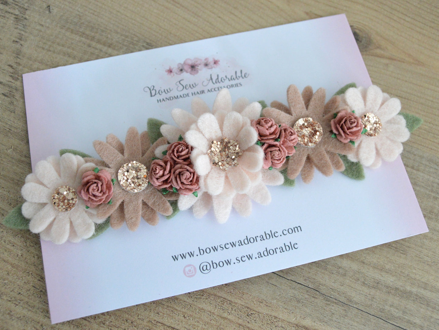 Dusky daisies | Flower headband