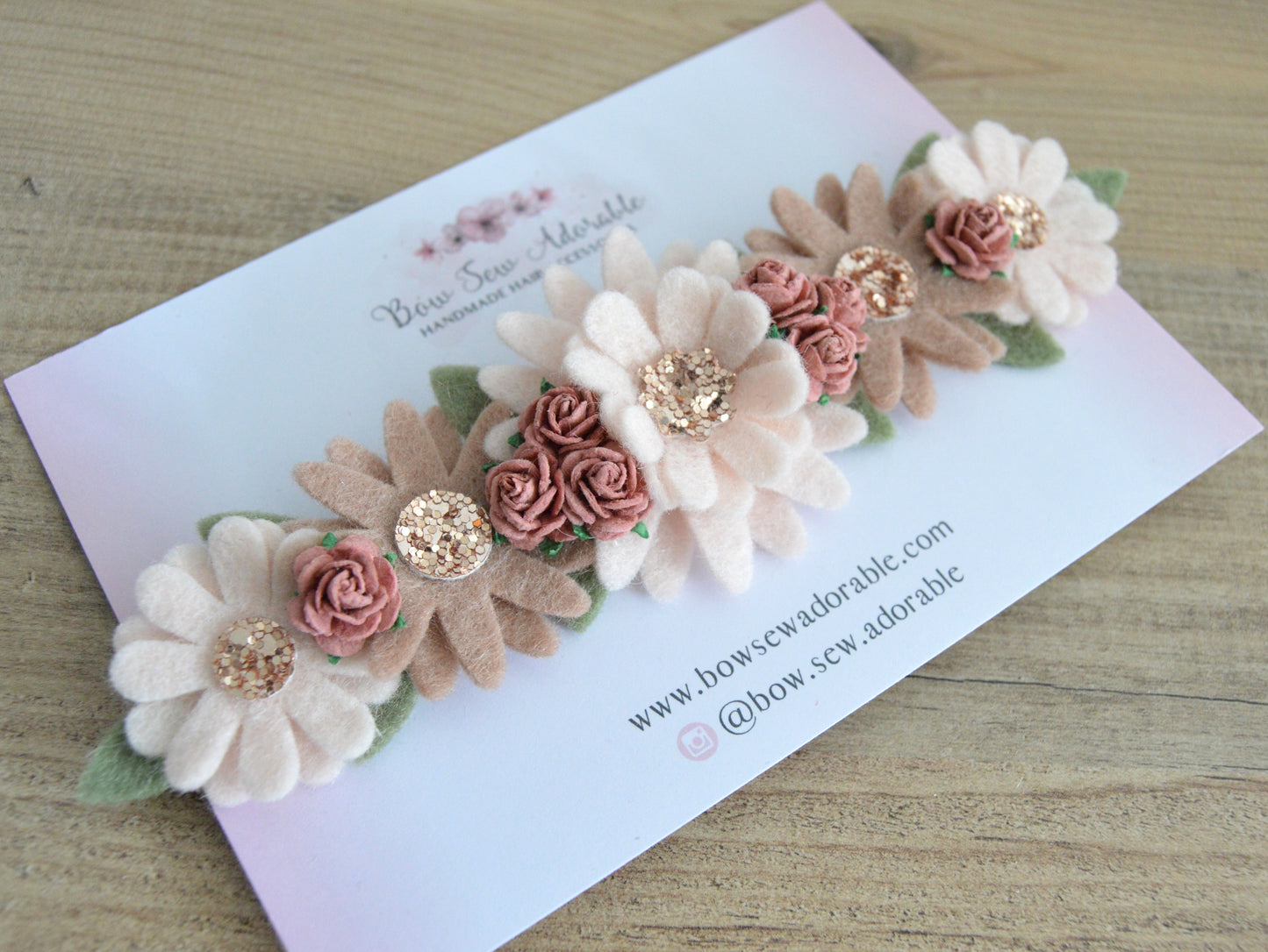 Dusky daisies | Flower headband