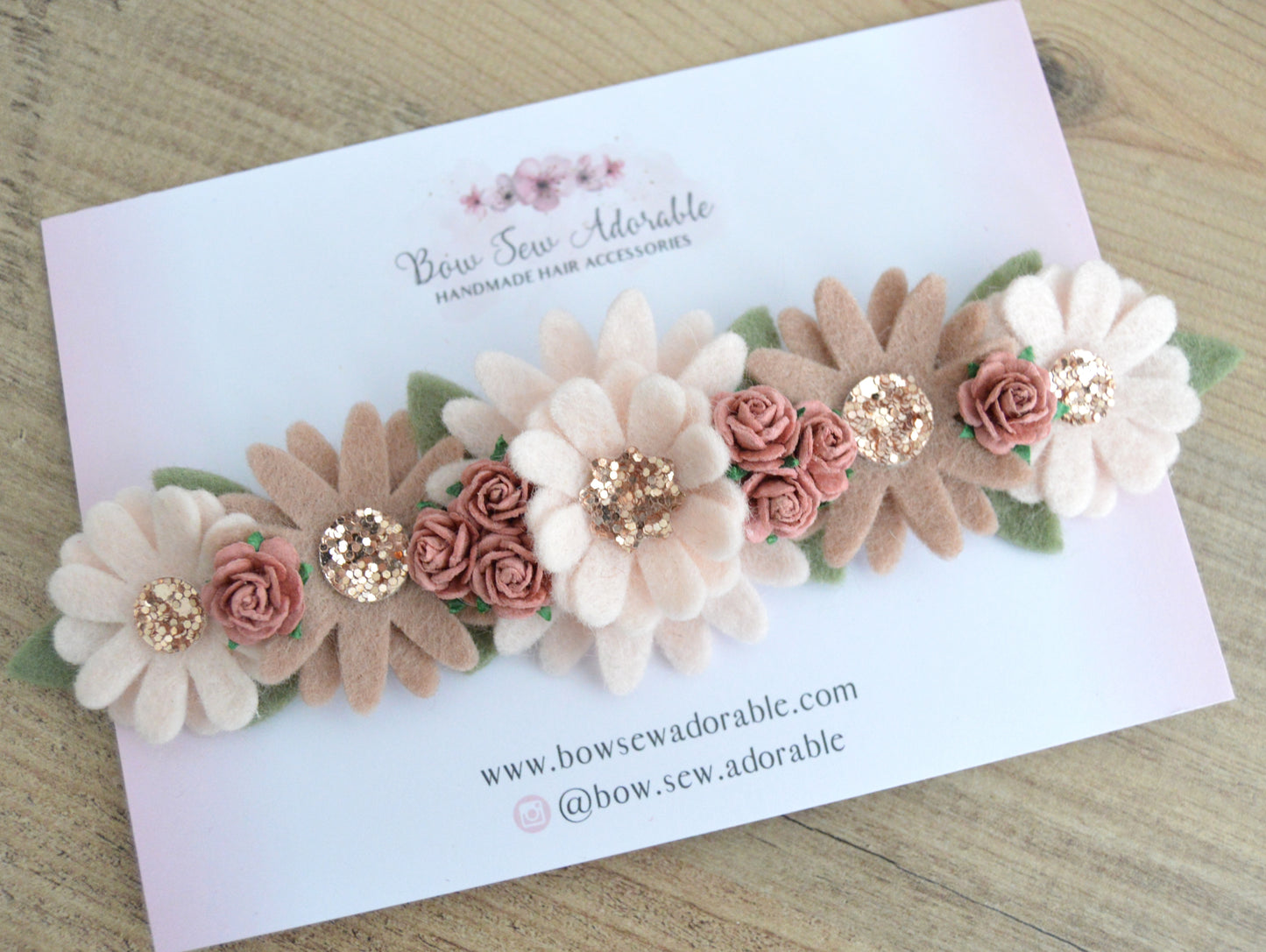 Dusky daisies | Flower headband