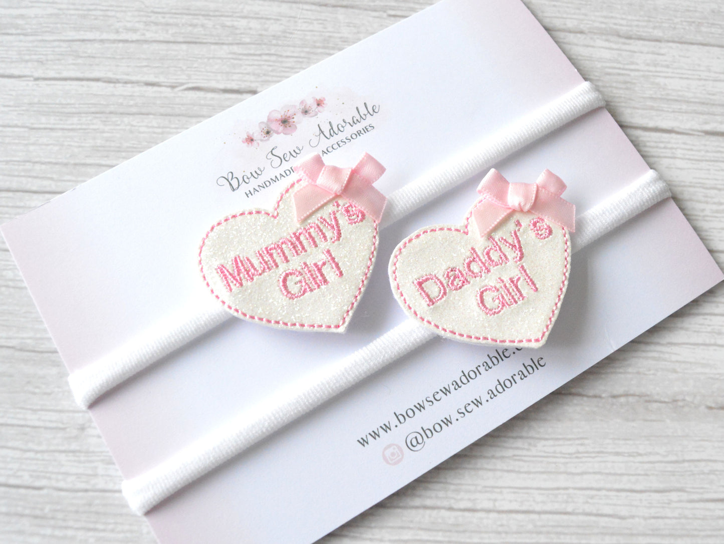 Mummy's girl & Daddy's girl | Headbands/Clips