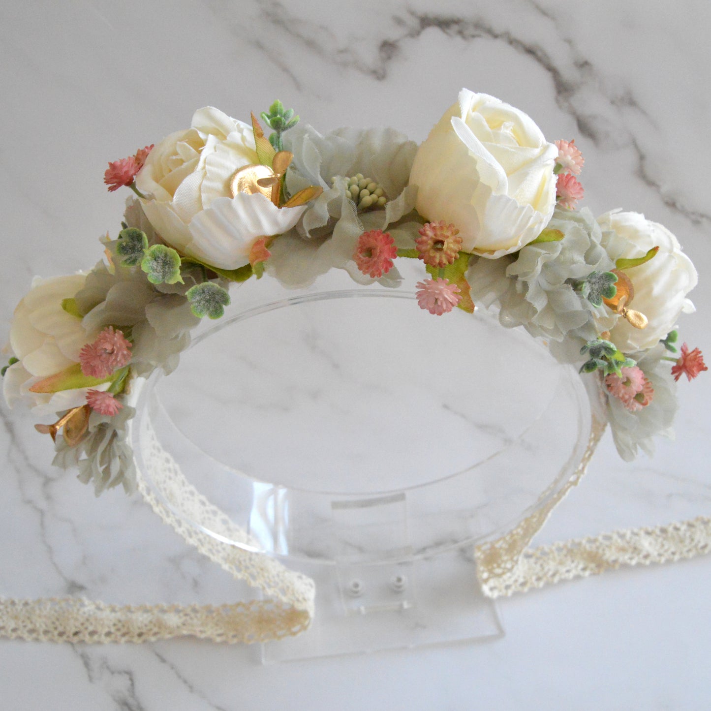 Forest fairy | OOAK Flower crown tieback 1yr+