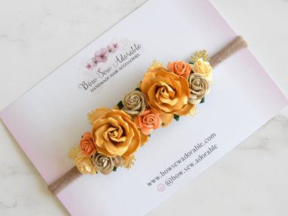 Autumn harvest | Flower headband