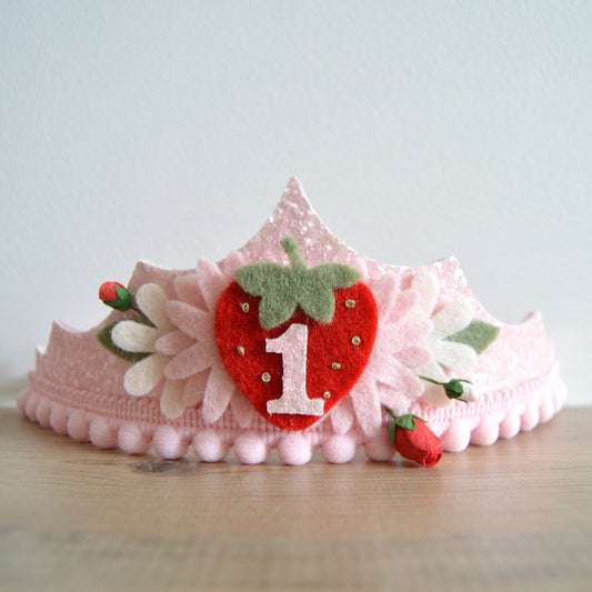 Pink Strawbs | Birthday tiara