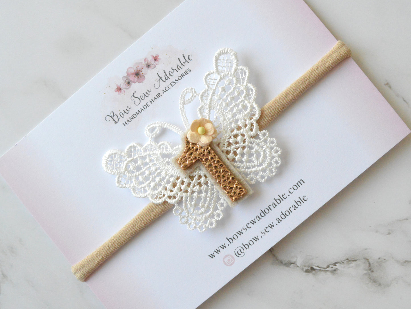 Rose gold butterfly | Birthday headband/clip