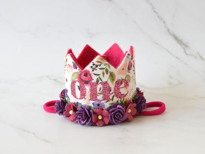 Magenta Bloom | Birthday crown