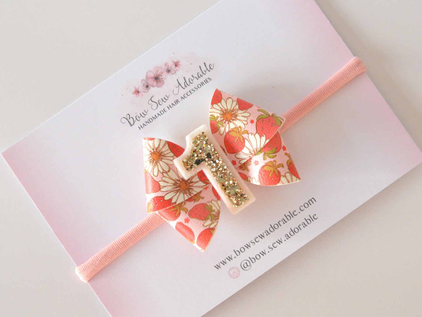 Strawberry sweet | Hair bow