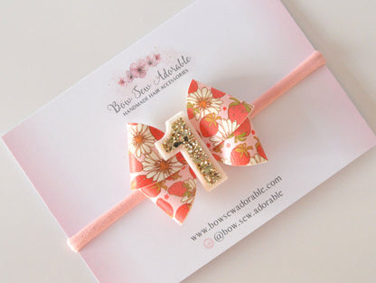 Strawberry sweet | Hair bow