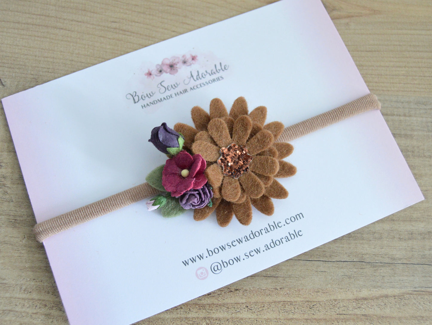 Fall flower clusters | Hair clips / Headbands