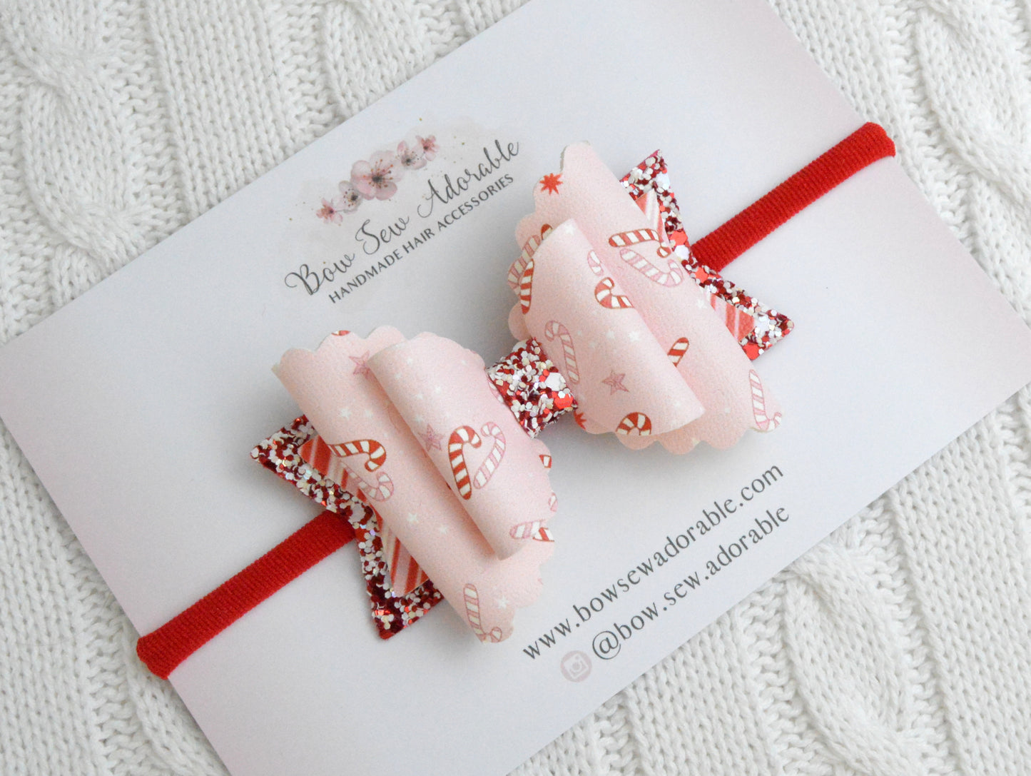 Pink candies | Hair bow