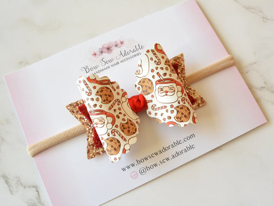 Santa's treats | Hair bow