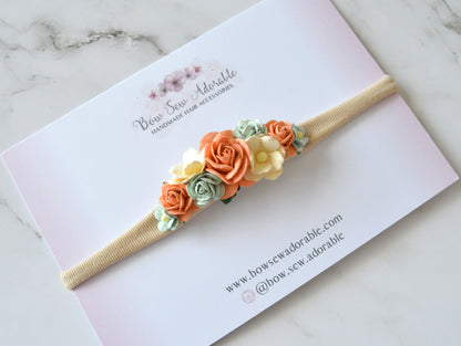 Pumpkin pie | Flower headband