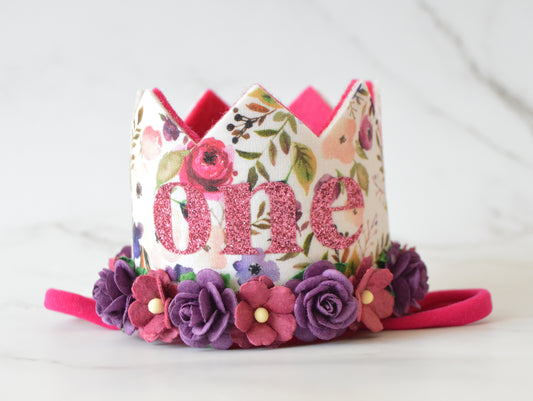 Magenta Bloom | Birthday crown