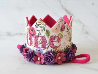 Magenta Bloom | Birthday crown