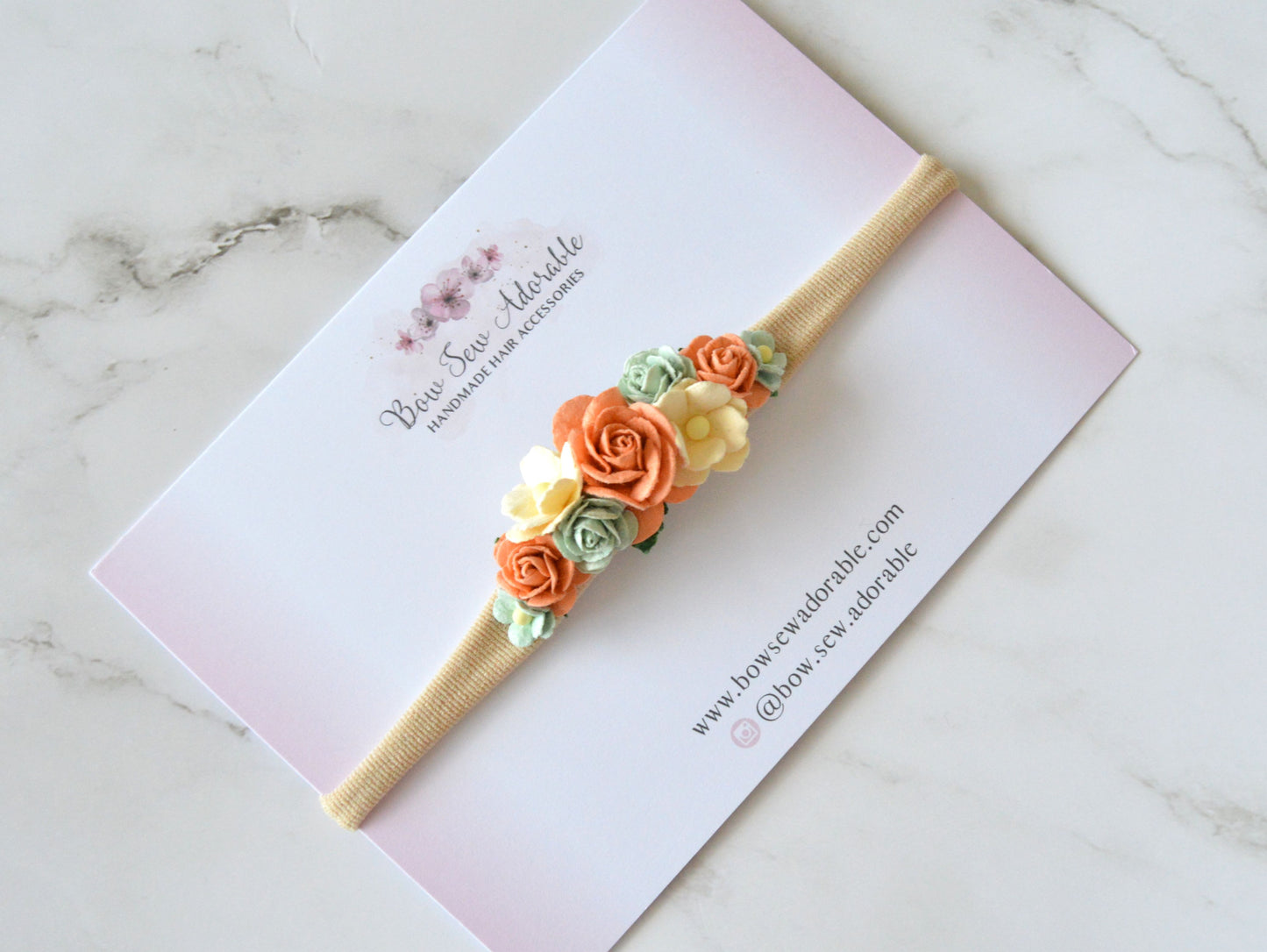 Pumpkin pie | Flower headband