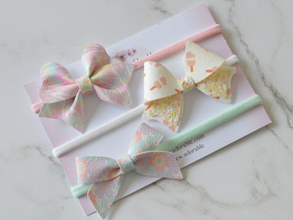 Sunshine | Hair bow set