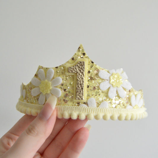 Lemon daisies | Birthday tiara
