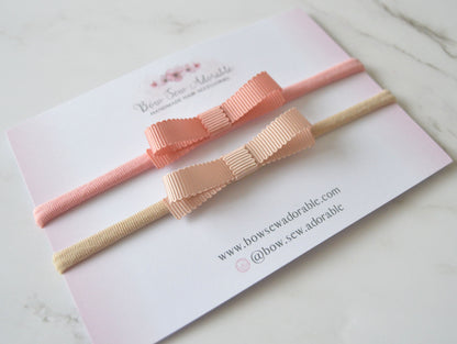 Scallop dainties | Hair bows