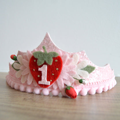 Pink Strawbs | Birthday tiara