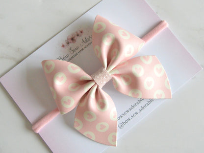 Bubble hearts | Hair bow