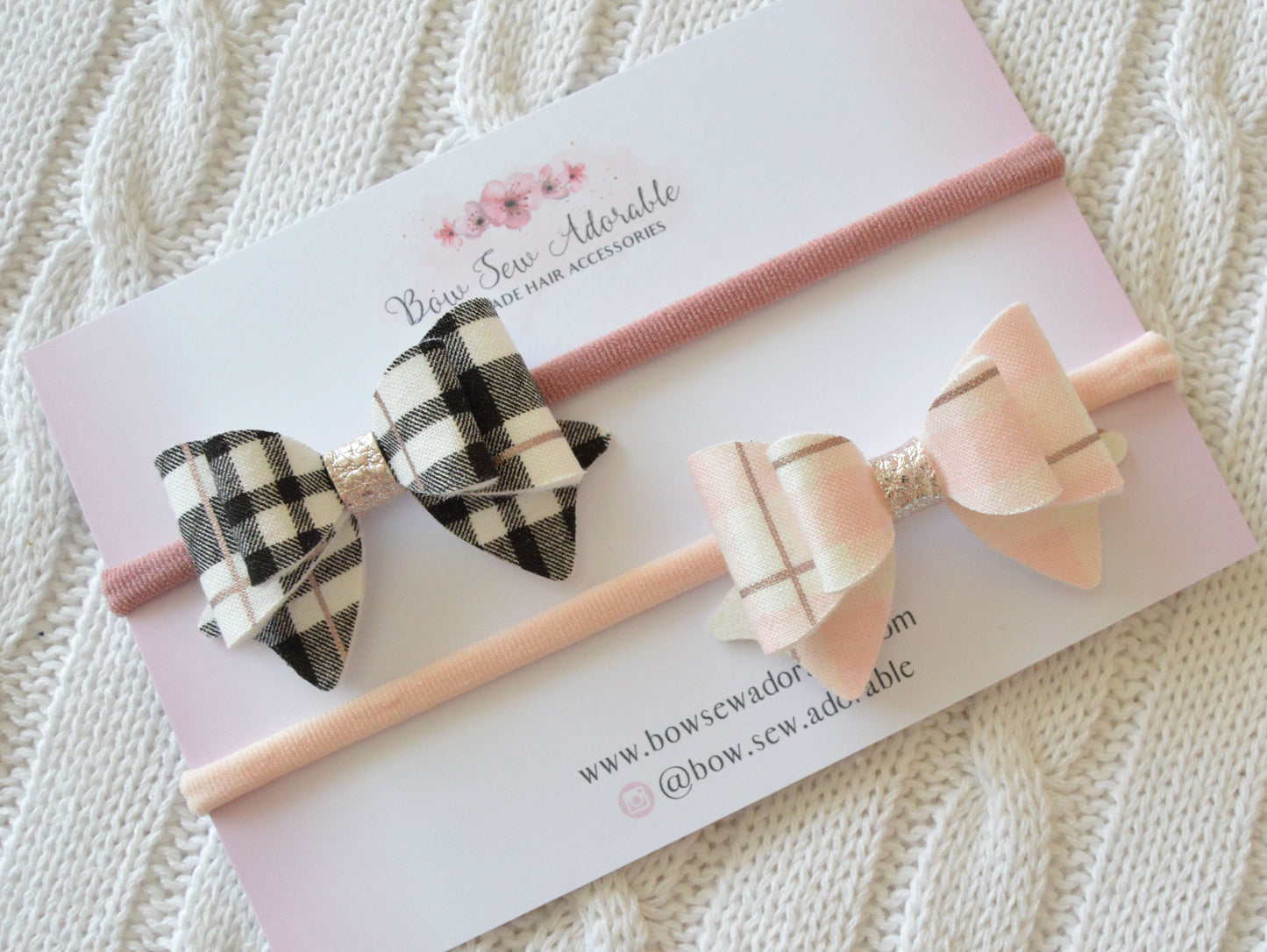 Tartan duo | Hair bows