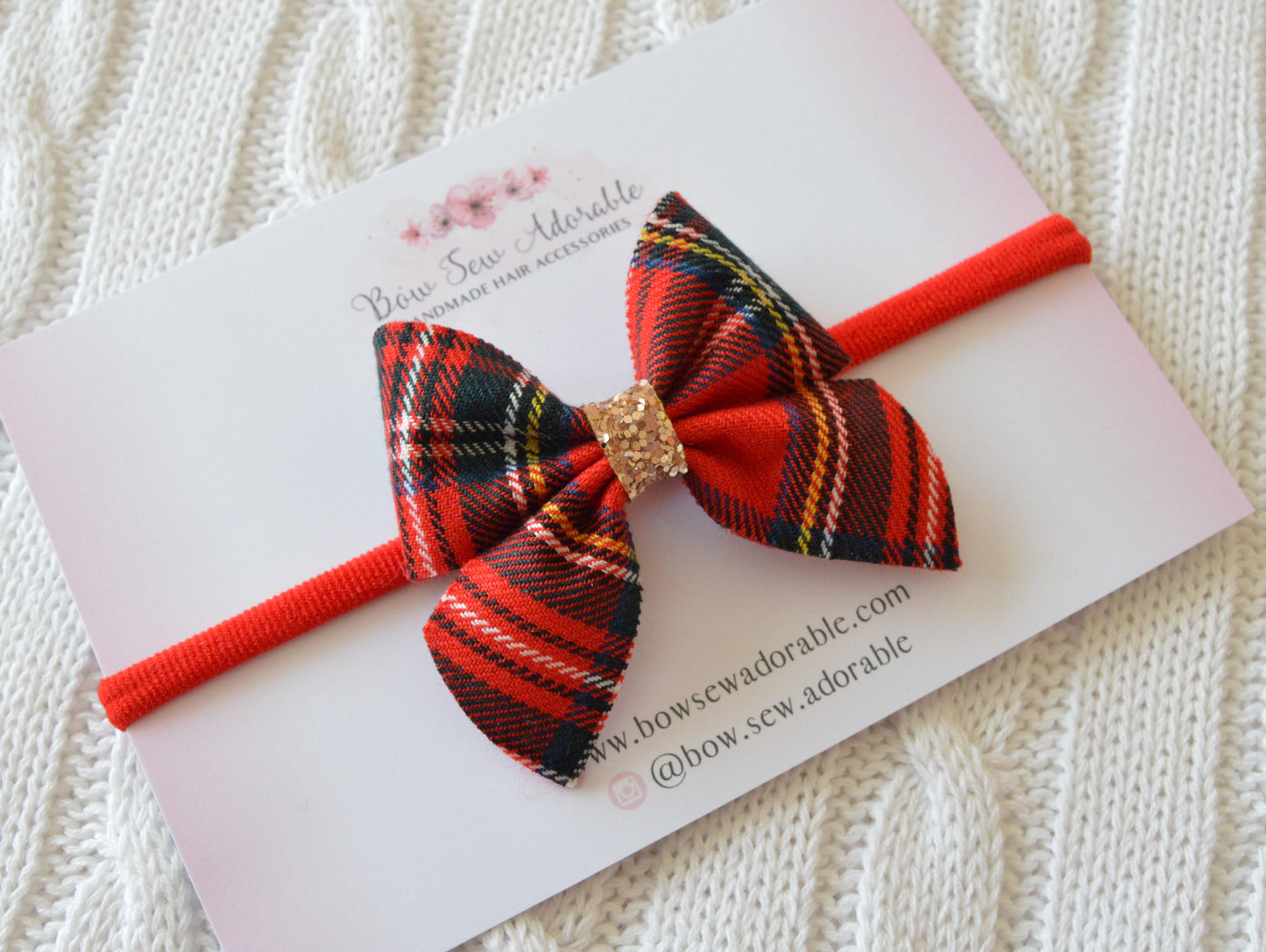 Royal Stewart tartan | Hair bow