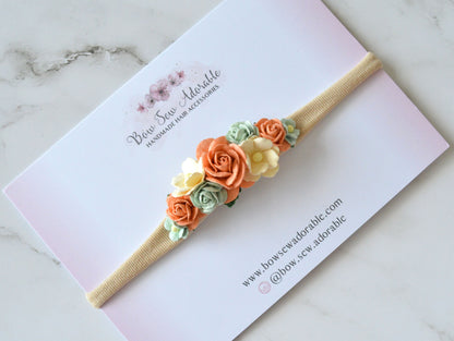 Pumpkin pie | Flower headband