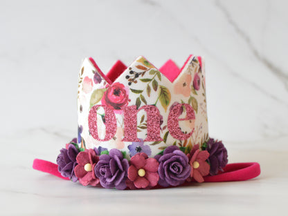 Magenta Bloom | Birthday crown