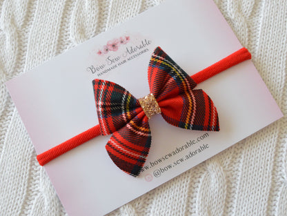 Royal Stewart tartan | Hair bow