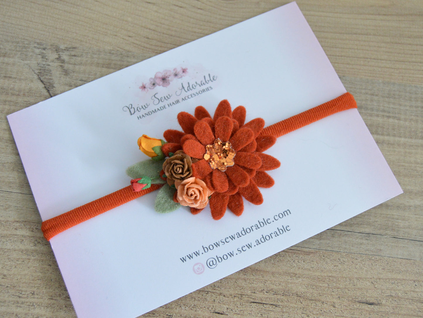 Fall flower clusters | Hair clips / Headbands