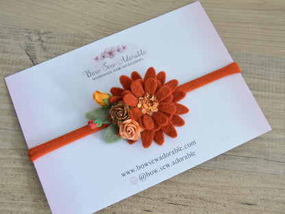 Fall flower clusters | Hair clips / Headbands