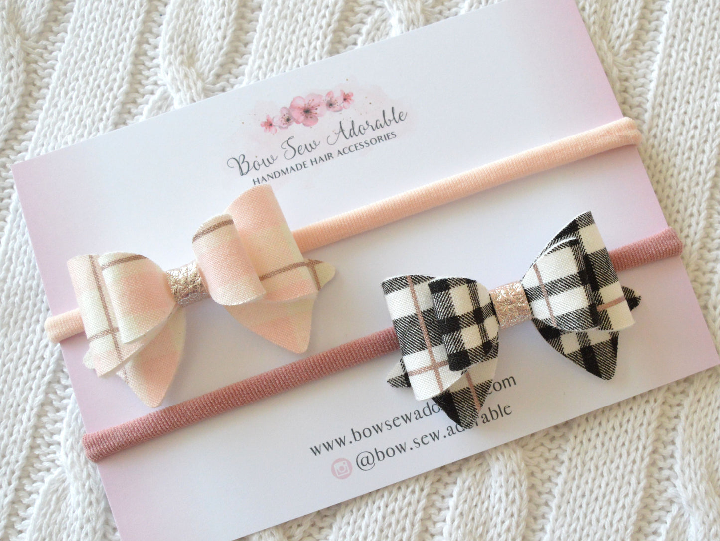 Tartan duo | Hair bows