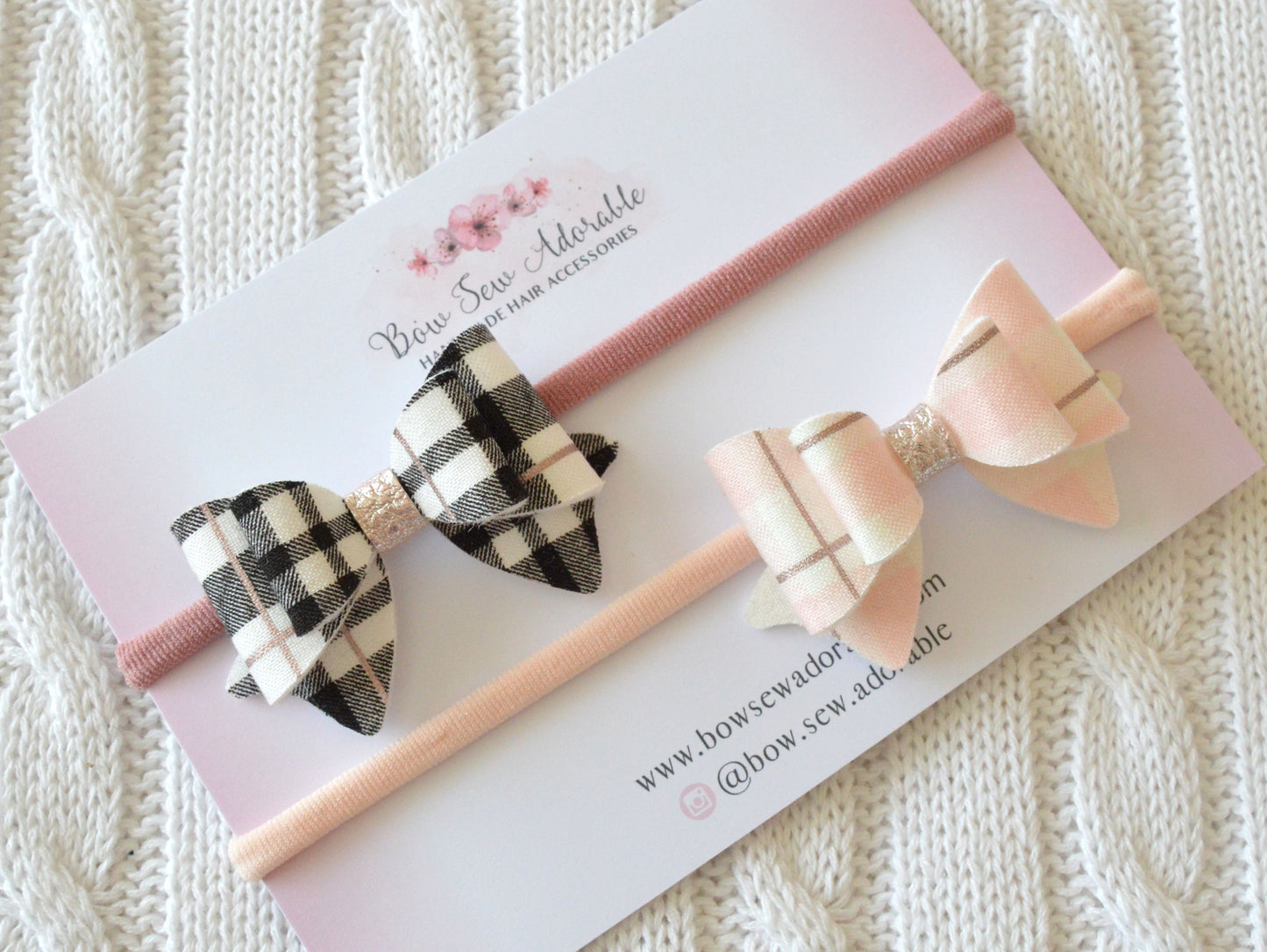 Tartan duo | Hair bows