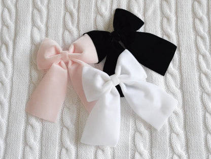 Large velvet sailor | Hair bow