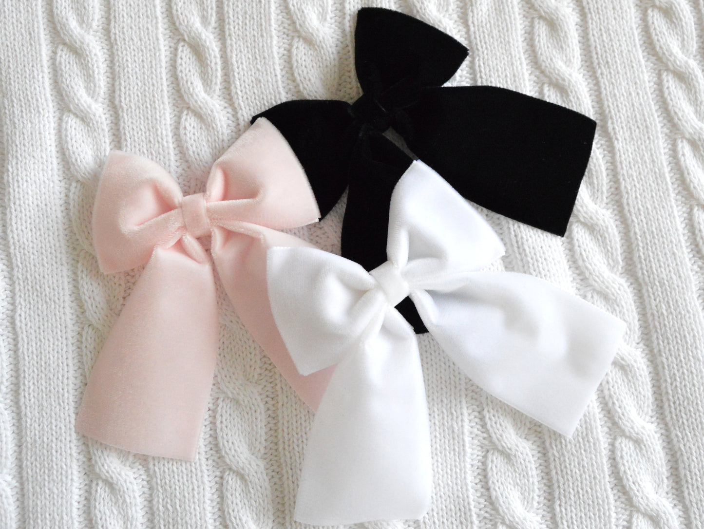 Large velvet sailor | Hair bow