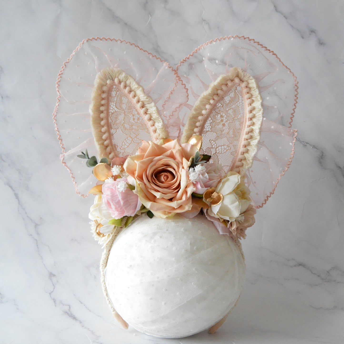 Boho bunny | OOAK Alice hairband (18m+)