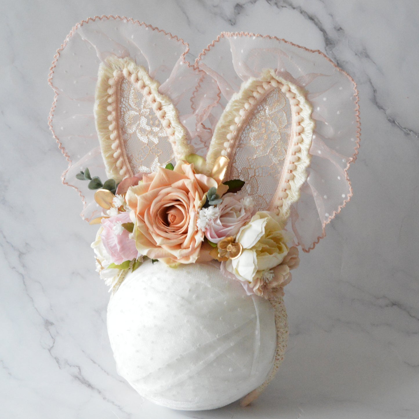 Boho bunny | OOAK Alice hairband (18m+)