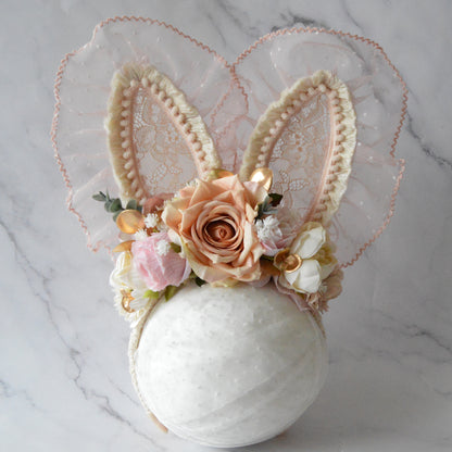 Boho bunny | OOAK Alice hairband (18m+)