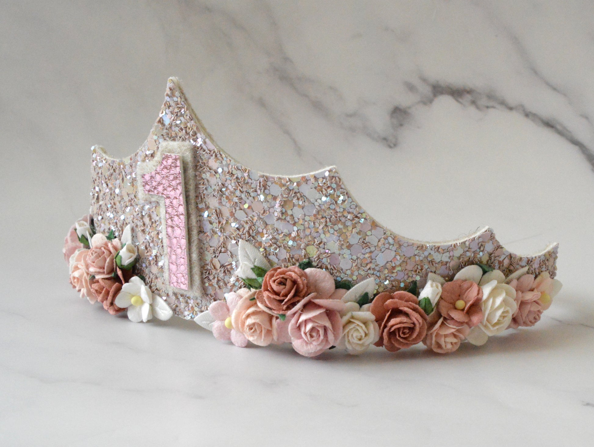 Rose Gold Birthday Crown for Girls, Princess Indonesia