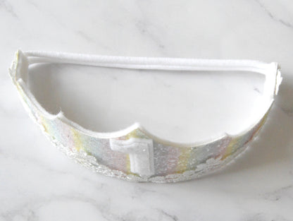 Pastel rainbow tiara | Birthday crown