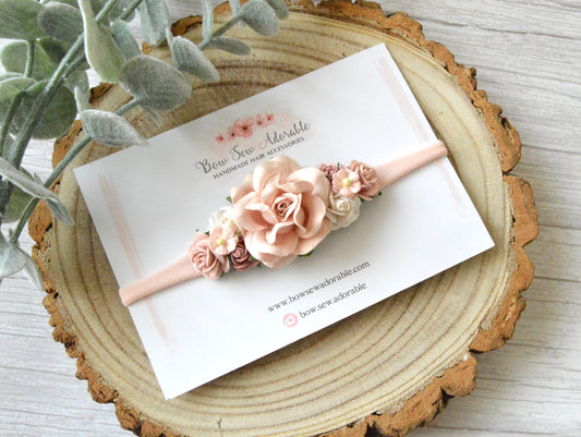 Blush beauty | Flower headband