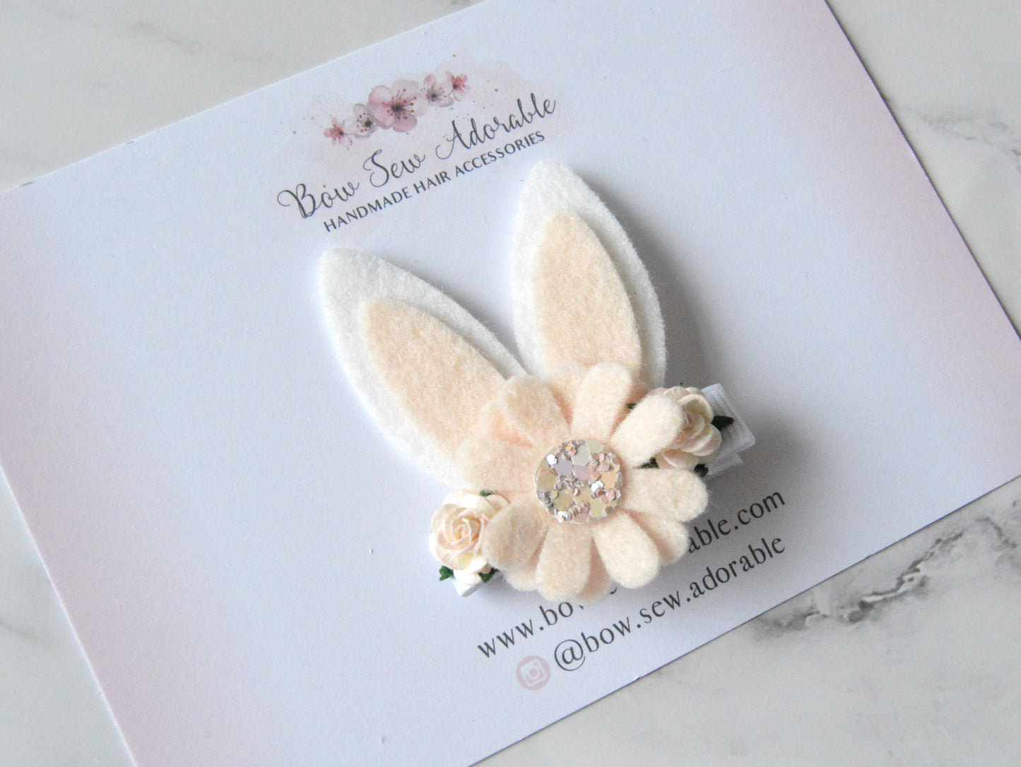 Daisy bunny | Hair clip