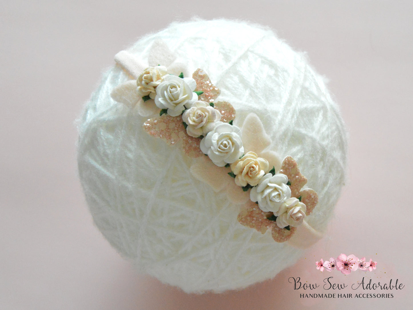 Dainty butterflies | Flower headband