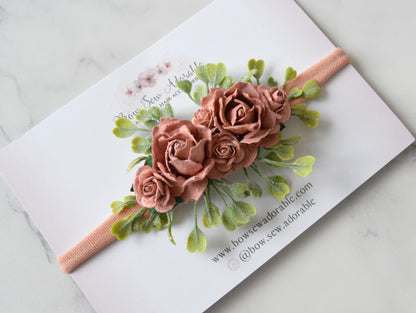 Dusky floral meadow | Flower headband