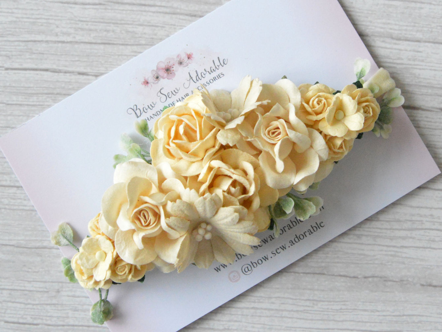 Charming rose | Flower headband