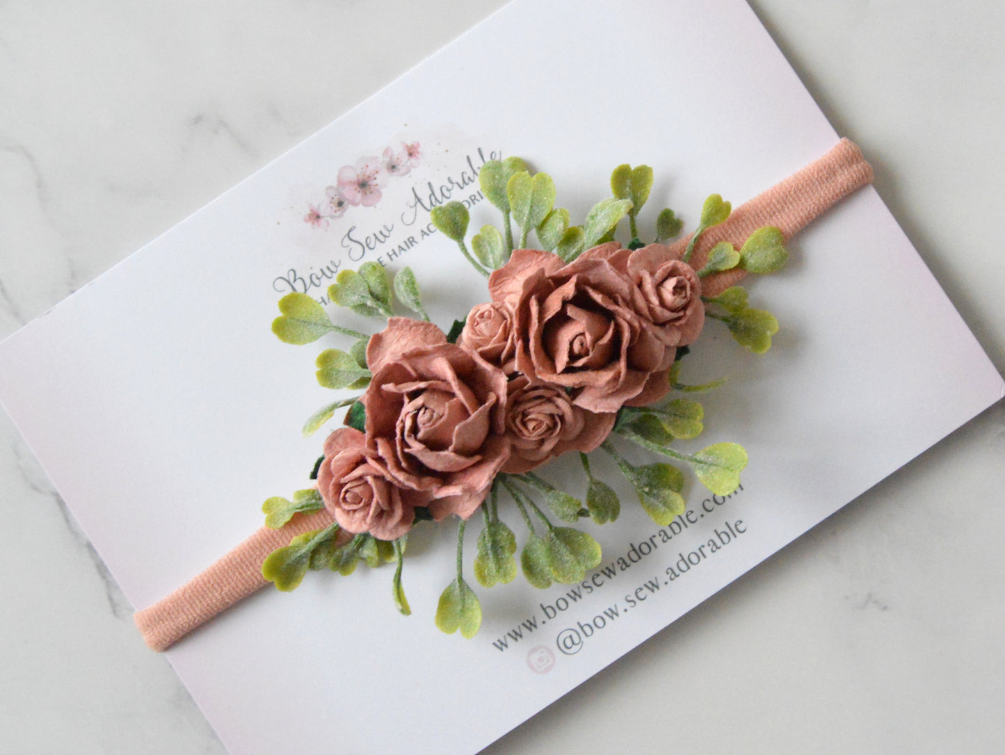 Dusky floral meadow | Flower headband