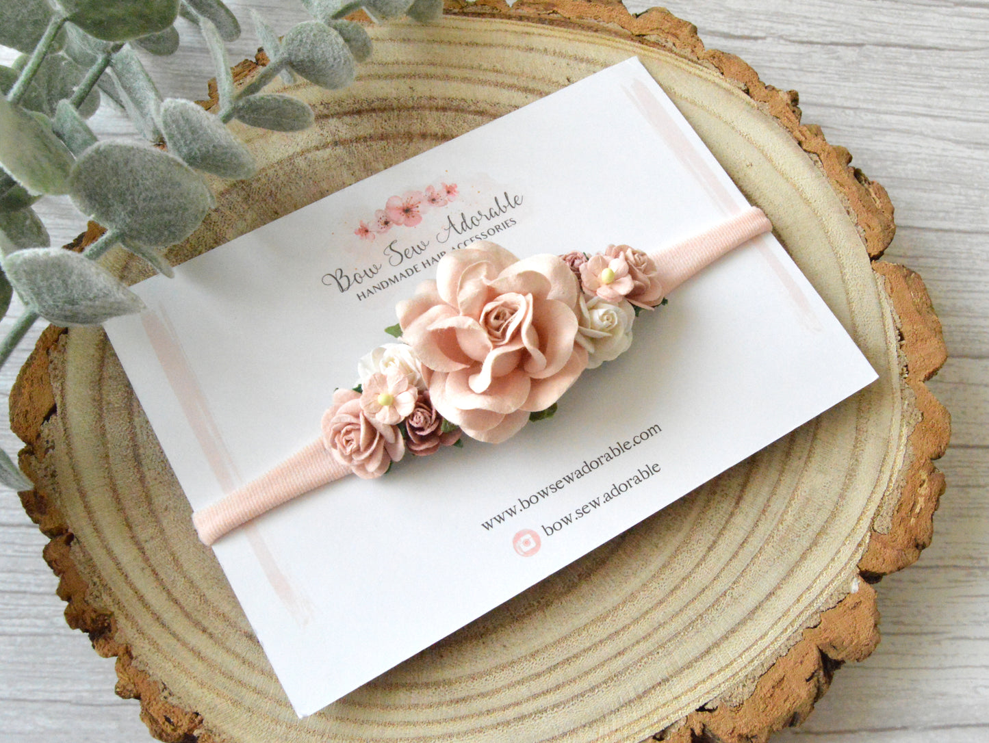 Blush beauty | Flower headband