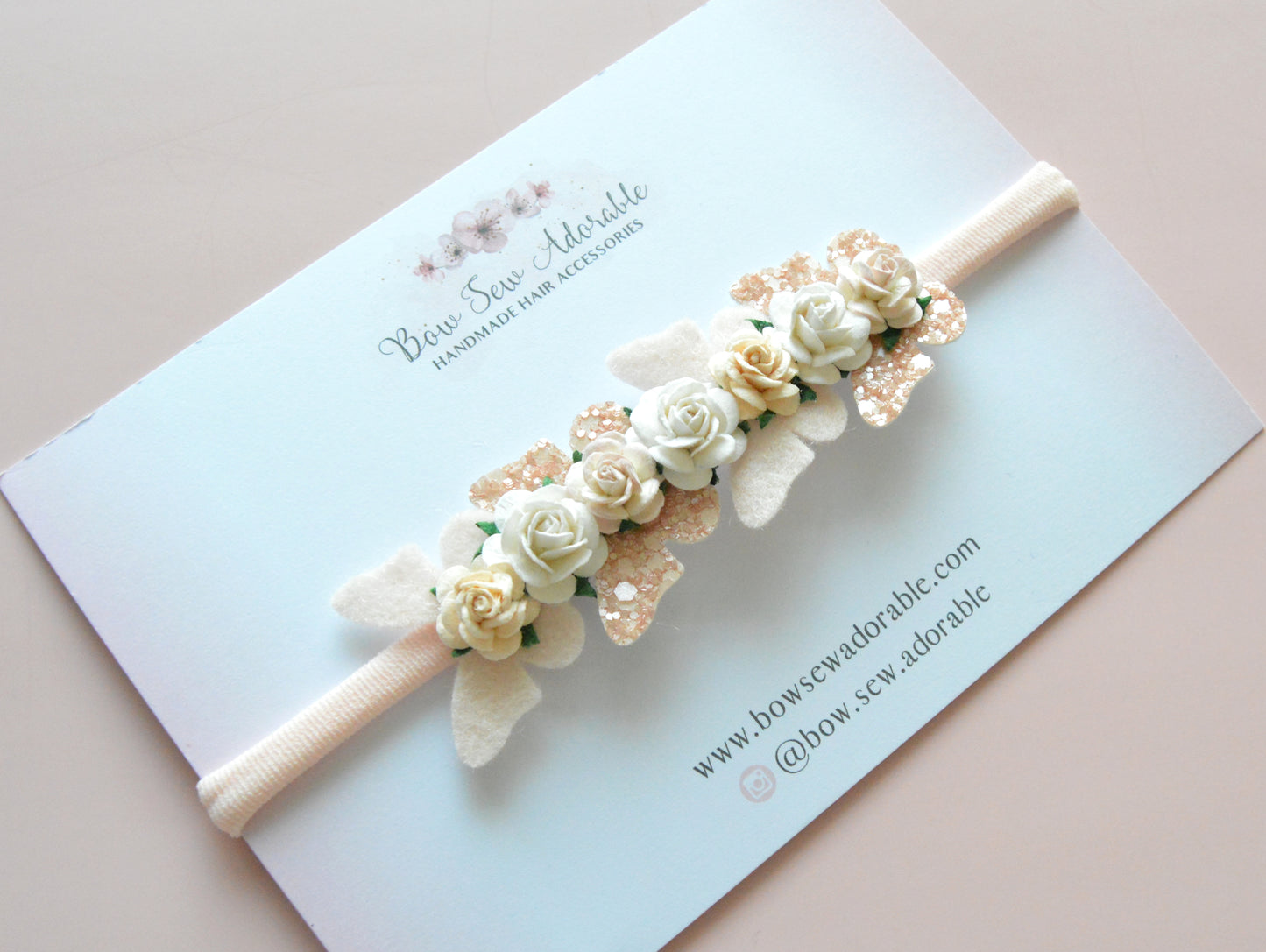 Dainty butterflies | Flower headband