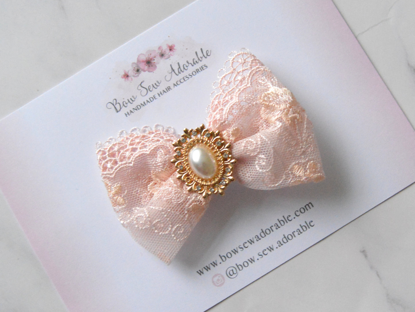 Nutcracker blush | Hair clip RTS